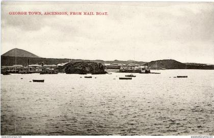 Ascension George Town from Mail Boat