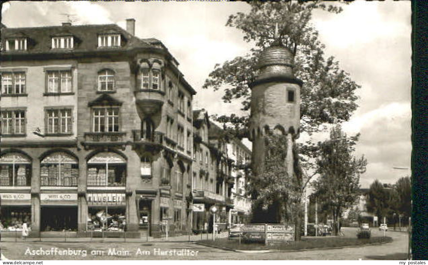 Aschaffenburg Main Aschaffenburg Herstalltor x 1963