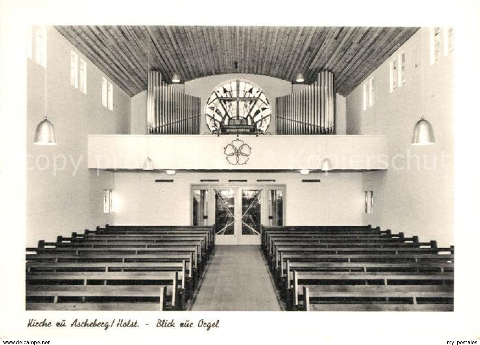 Ascheberg Holstein Kirche mit Orgel