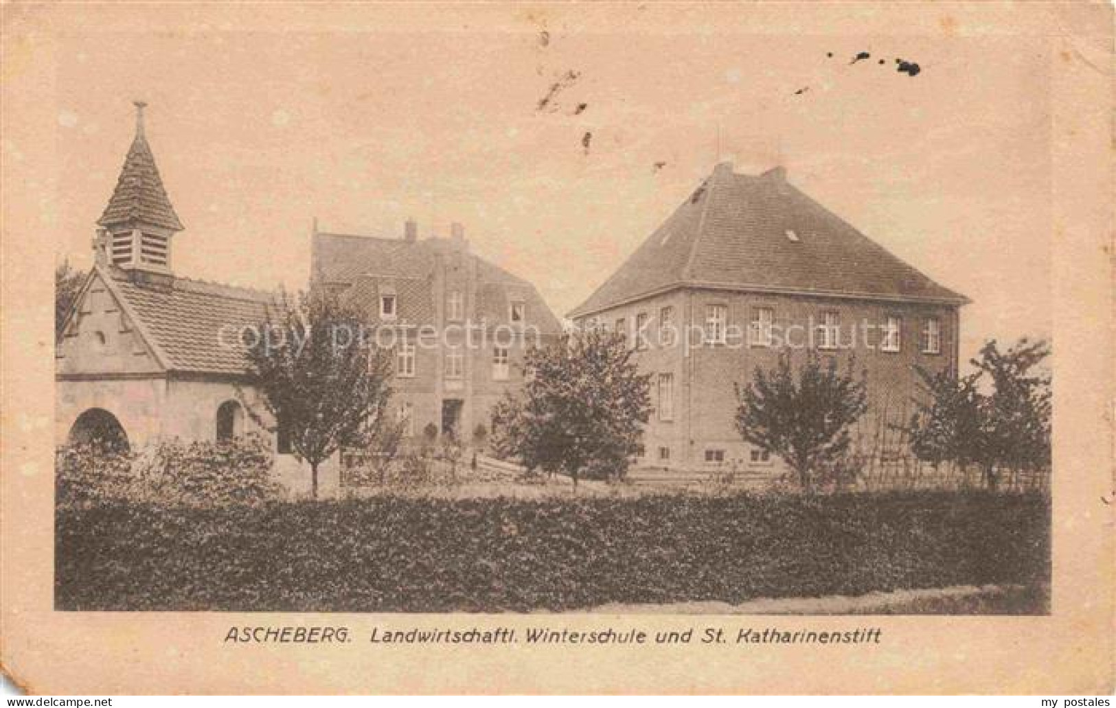 Ascheberg  Westfalen Coesfeld NRW Landwirtschaftliche Winterschule und St Kathar