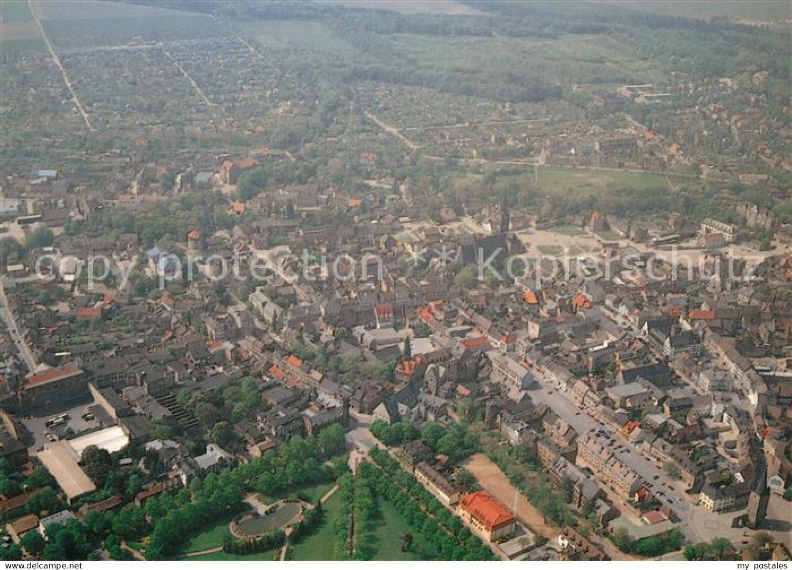 Aschersleben Sachsen-Anhalt Fliegeraufnahme
