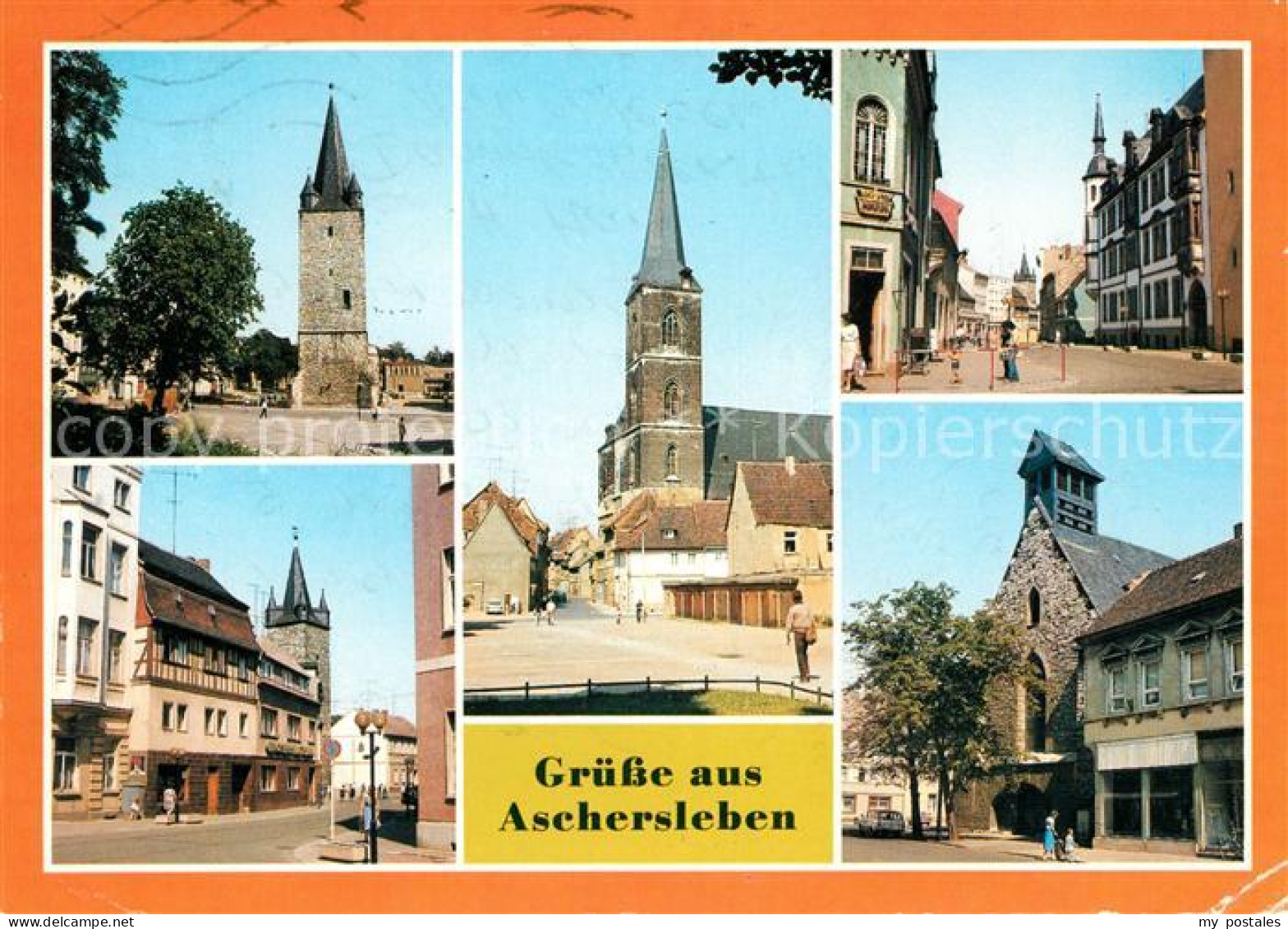 Aschersleben Sachsen-Anhalt Johannesturm Markt