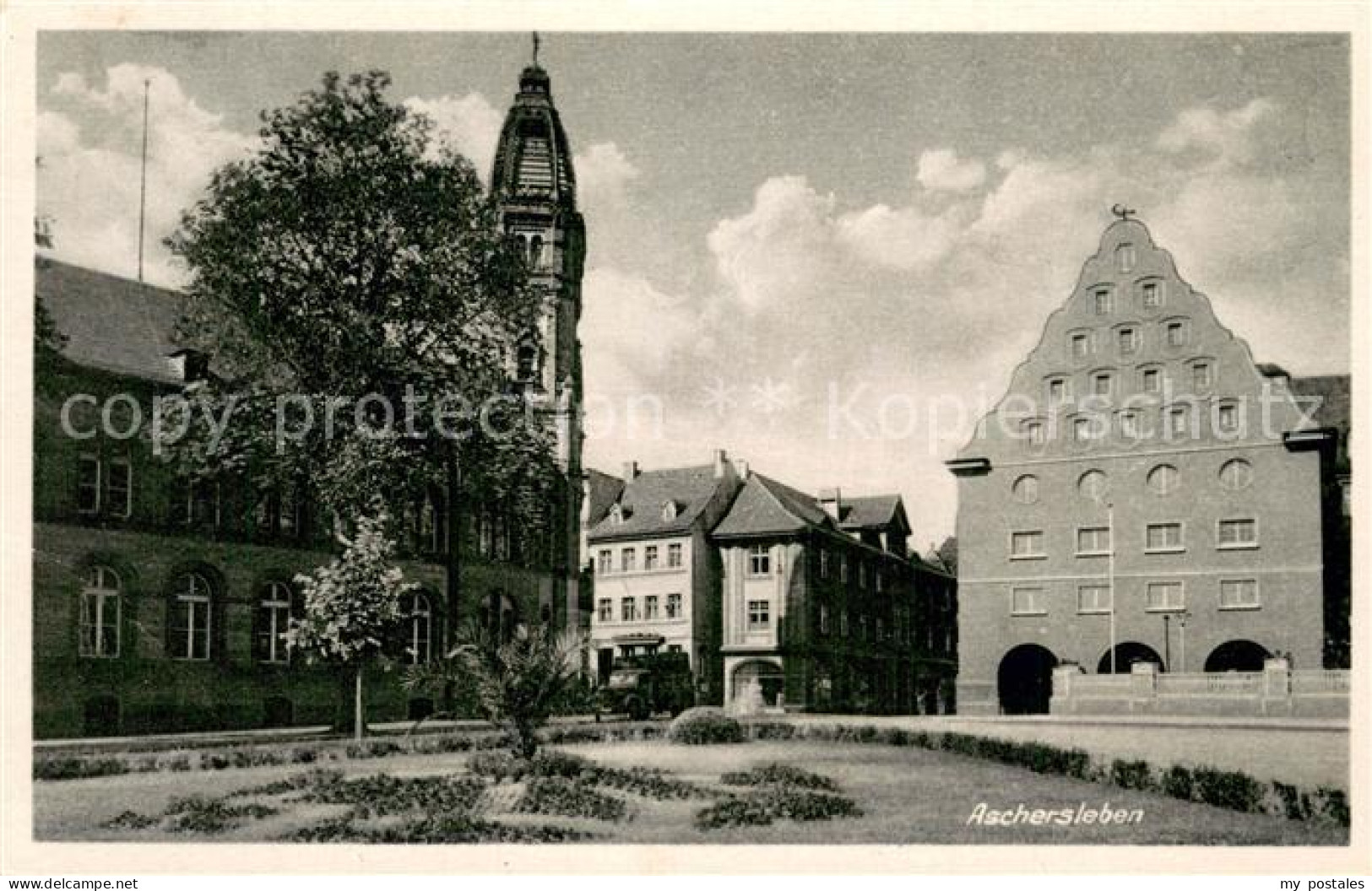 Aschersleben Sachsen-Anhalt Teilansicht