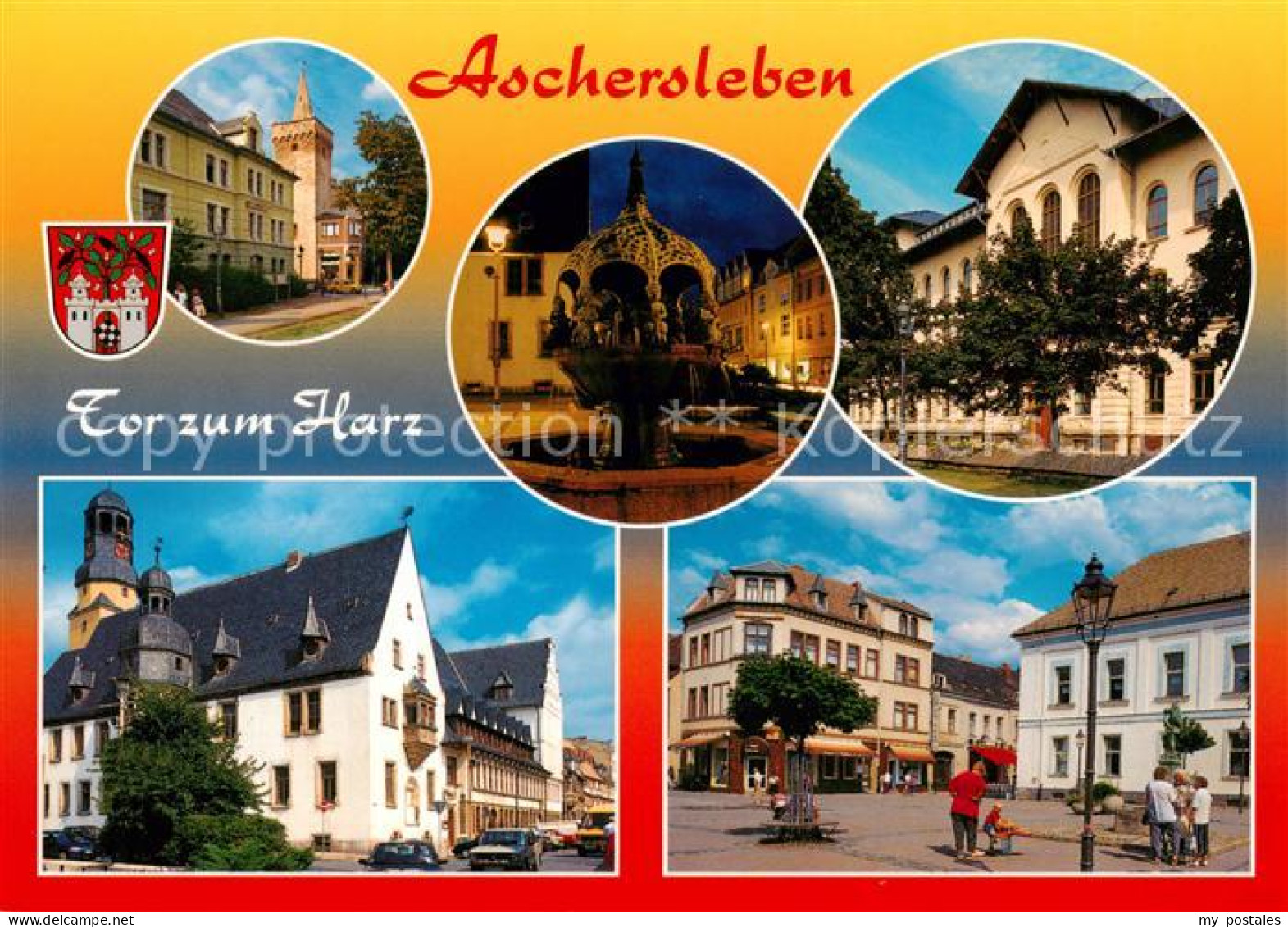 Aschersleben Sachsen-Anhalt Teilansichten