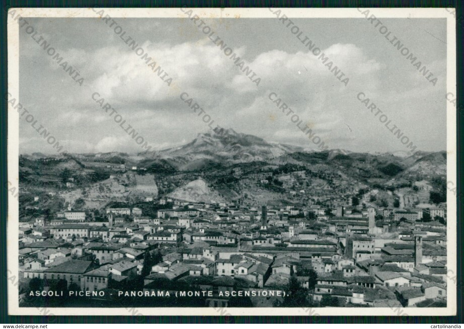Ascoli Piceno Città Monte Ascensione STRAPPINO COLLA Foto FG cartolina VK2630