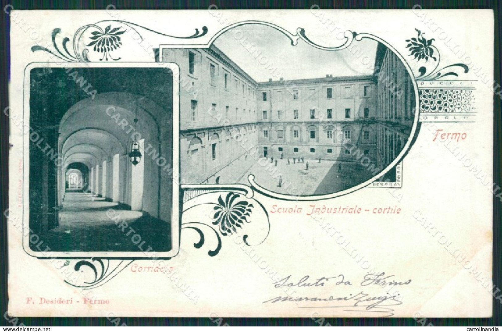 Ascoli Piceno Fermo cartolina QK6399