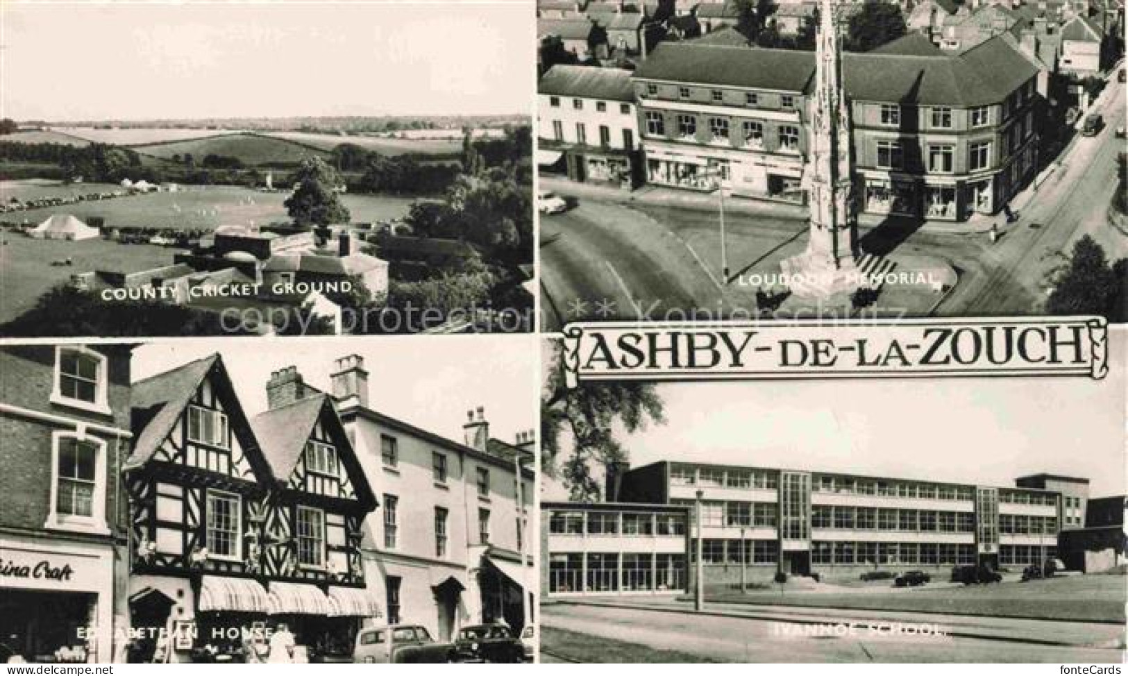 Ashby-de-la-Zouch Leicestershire UK County Cricket Ground Loundoun Memorial Elis