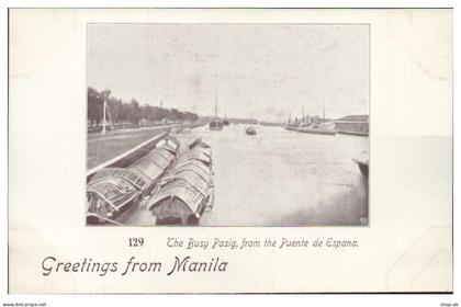 S213/ Manila Philippinen  AK 1899 Verlag Compagnie Comet Nr. 129