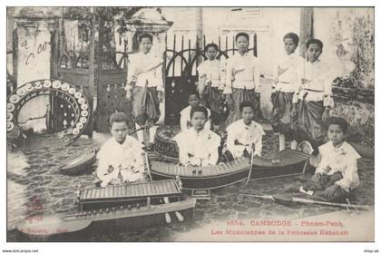 S770/ Musiciennes del la Princesse Kanaken  Cambodge Kambodscha AK 1907