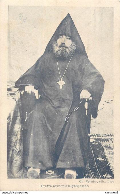 ARMENIE ARMENIA PRETRE ARMENIEN-GREGORIEN RELIGION 1900