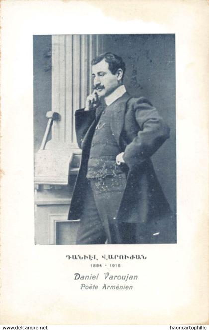 Armenie  Daniel Varoujan poete Armenien