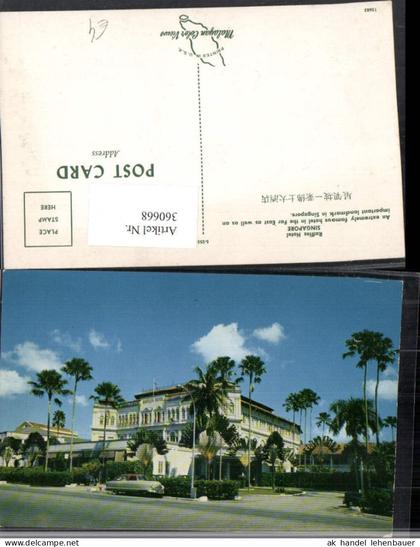 360668,Singapur Singapore Raffles Hotel Gebäude