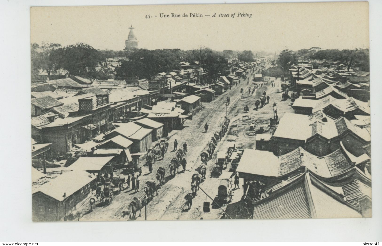 ASIE - CHINE - CHINA - PEKIN -  Une Rue de Pékin