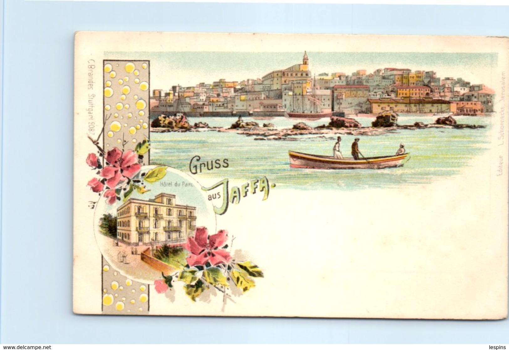 ASIE --  ISRAEL --  Gruss aus JAFFA