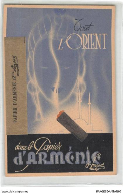 ARMENIE #61244 PUB TOUT L ORIENT PAPIER D ARMENIE
