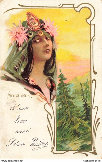 Armenie  armeniens   femme  illustrateur