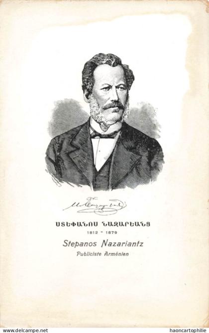 Armenie  Stepanos Nazariantz  publiciste Armenien