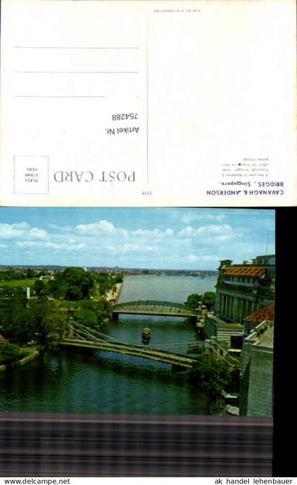 754288 Singapore Cavanagh e Anderson Bridges Singapore
