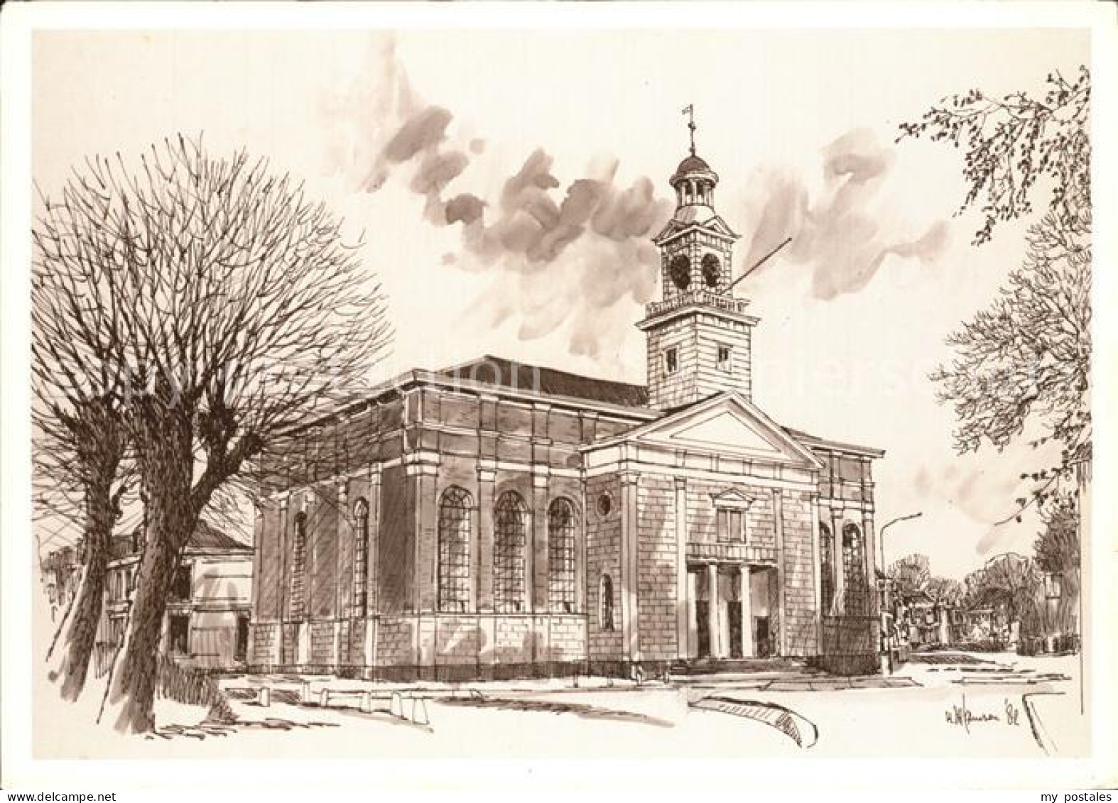 Assen Jozefkerk Kuenstlerkarte