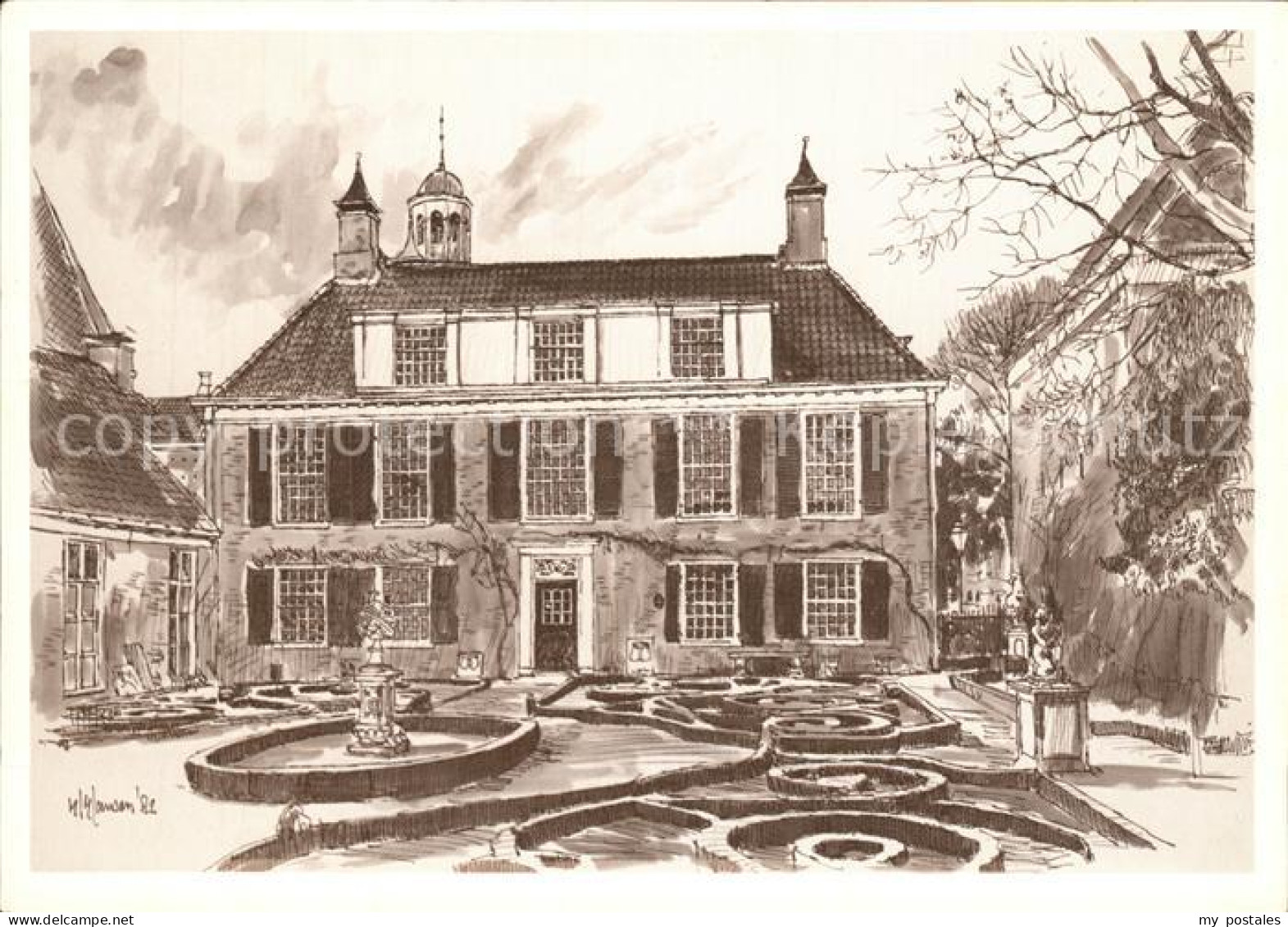 Assen Ontvangershuis Kuenstlerkarte