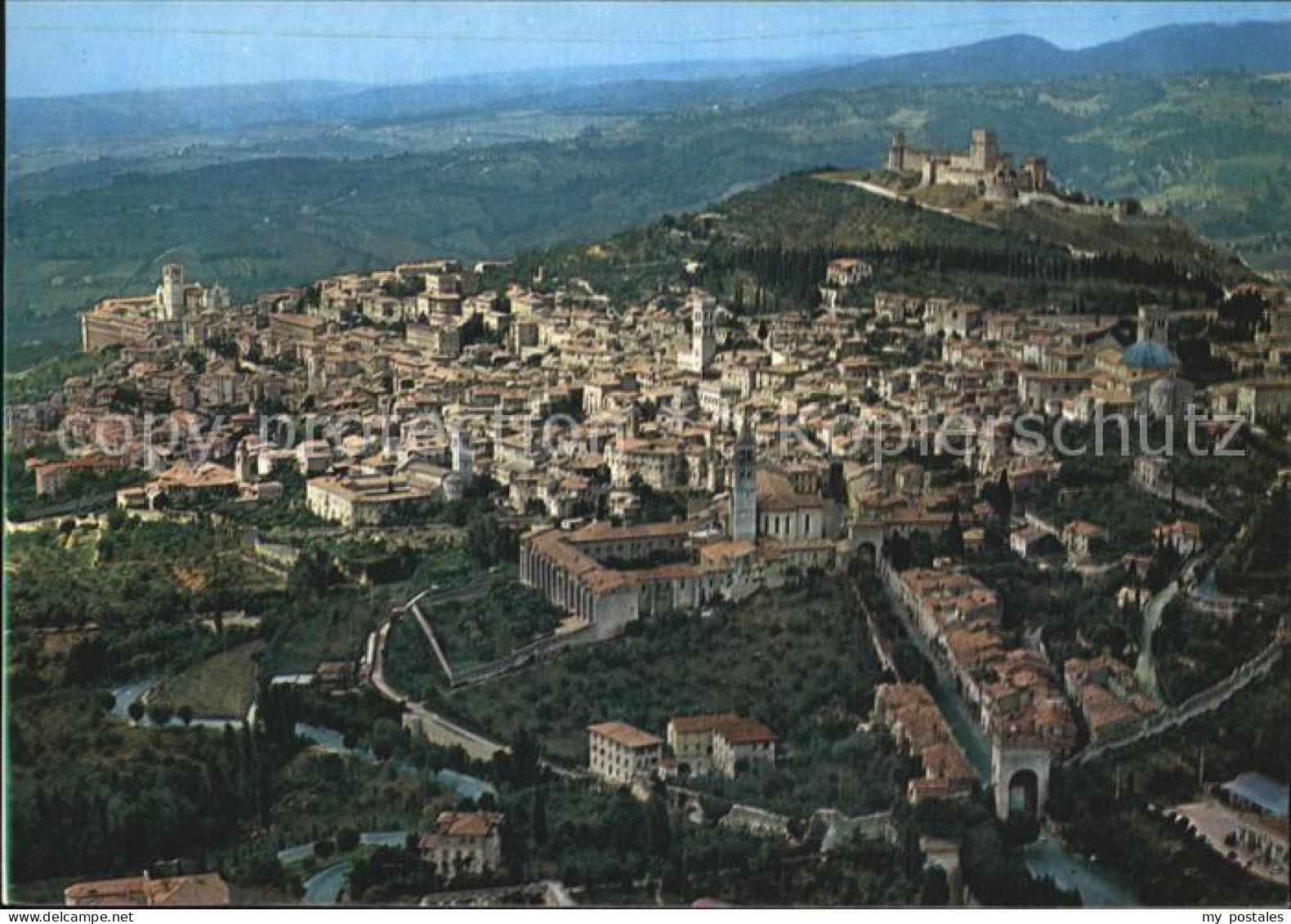 Assisi Umbria Fliegeraufnahme