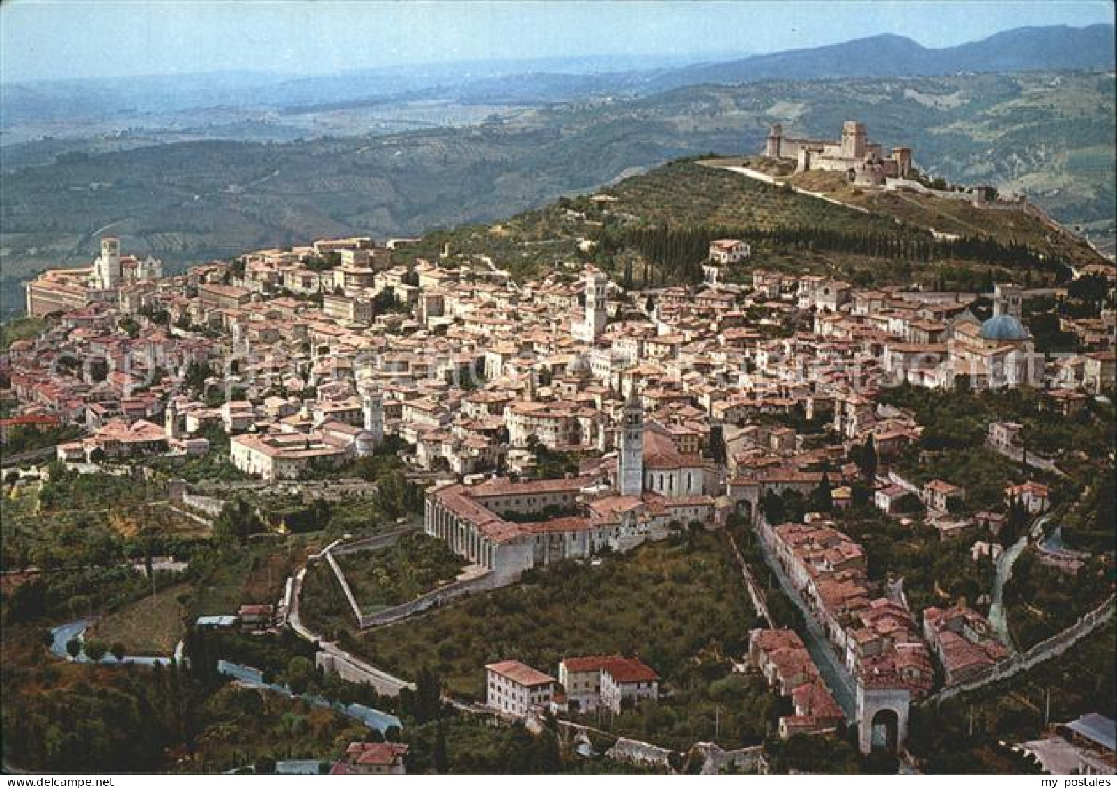 Assisi Umbria Fliegeraufnahme