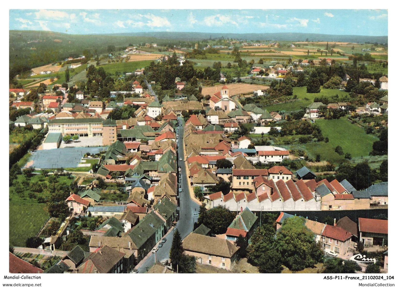 ASSP11-0749-38 - LES AVENIERES - Vue generale aerienne