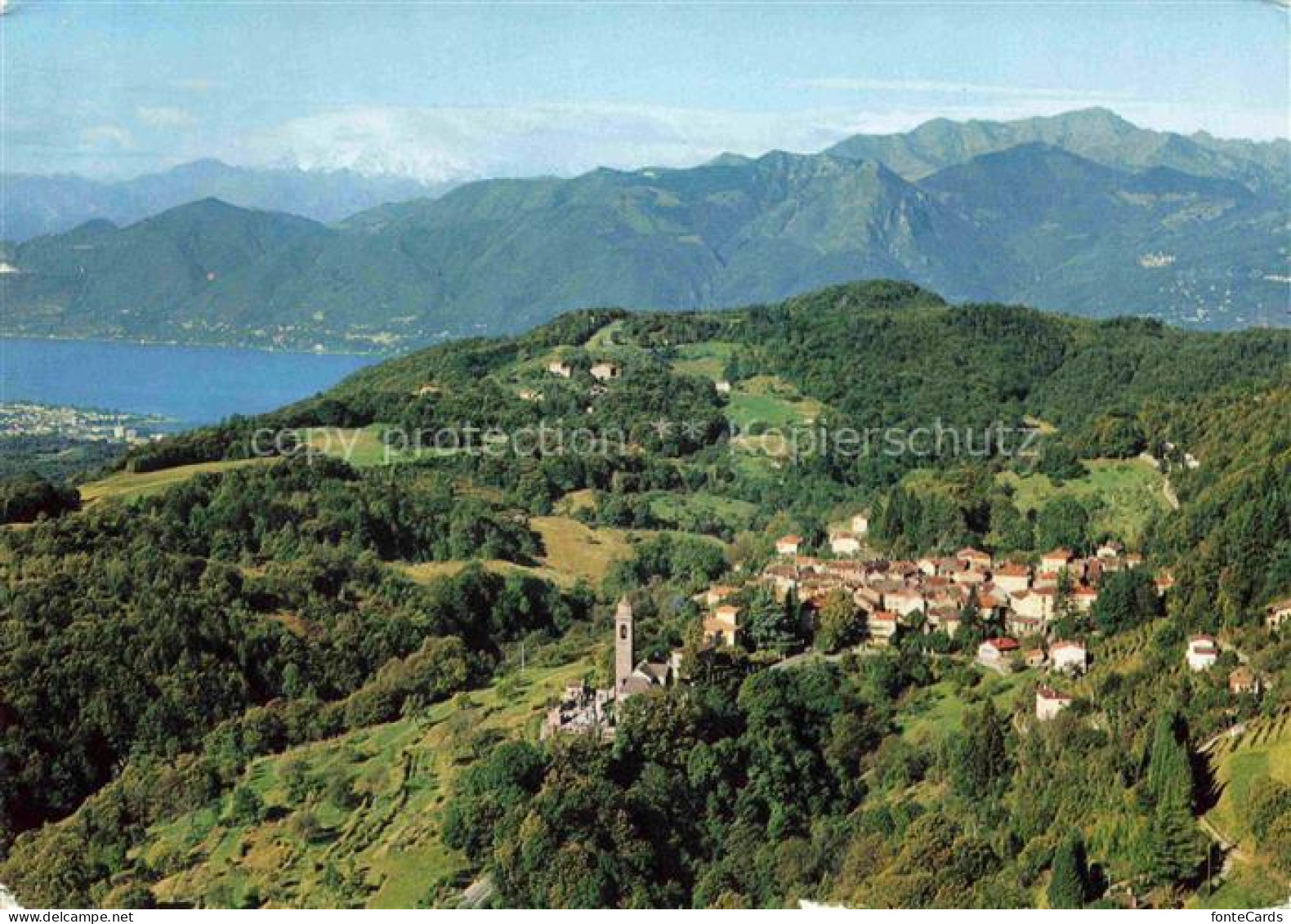 Astano Lugano TI Fliegeraufnahme