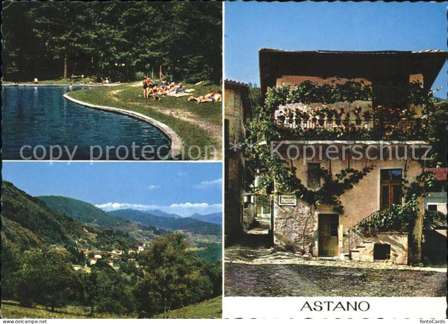 Astano Strandpartie Panorama Ticino pittoresco