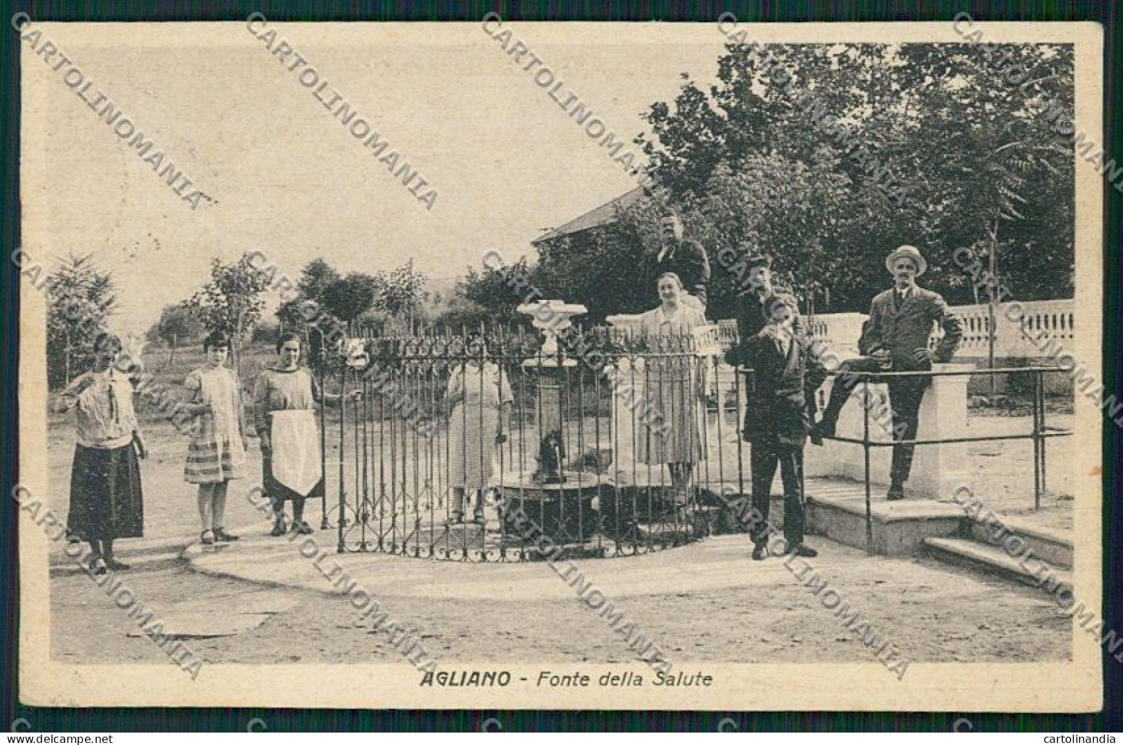 Asti Agliano cartolina QQ7053