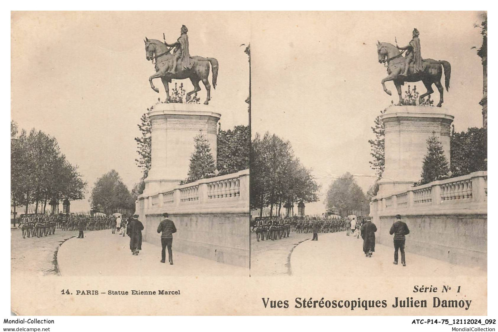 ATCP14-0943-75 - PARIS - Statue etienne