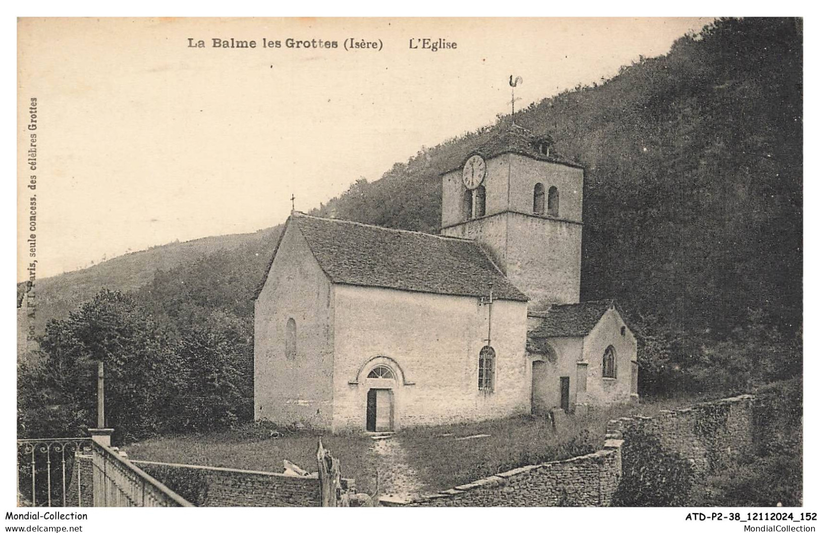 ATDP2-0156-38 - LA BALME LES GROTTES - L'église