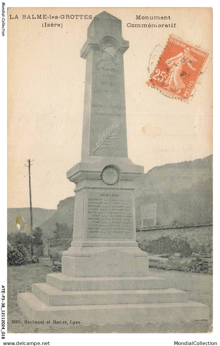 ATEP3-0191-38 - LA BALME-LES-GROTTES - Monument commemoratif