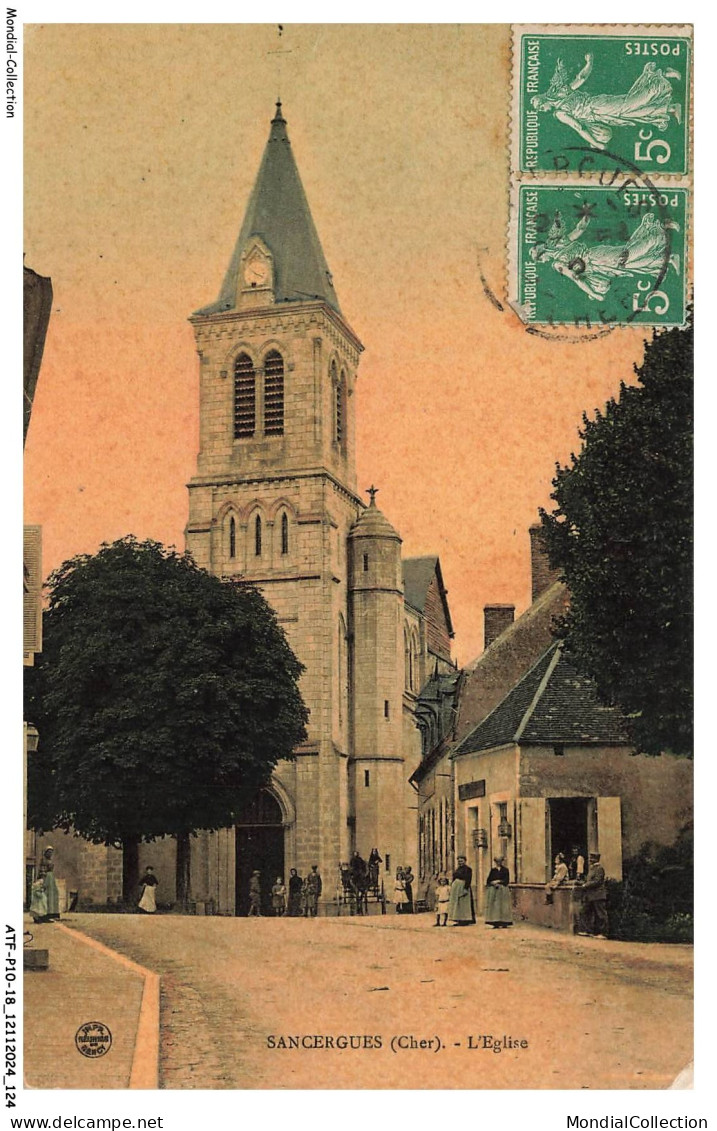 ATFP10-0705-18 - SANCERGUES - L'église
