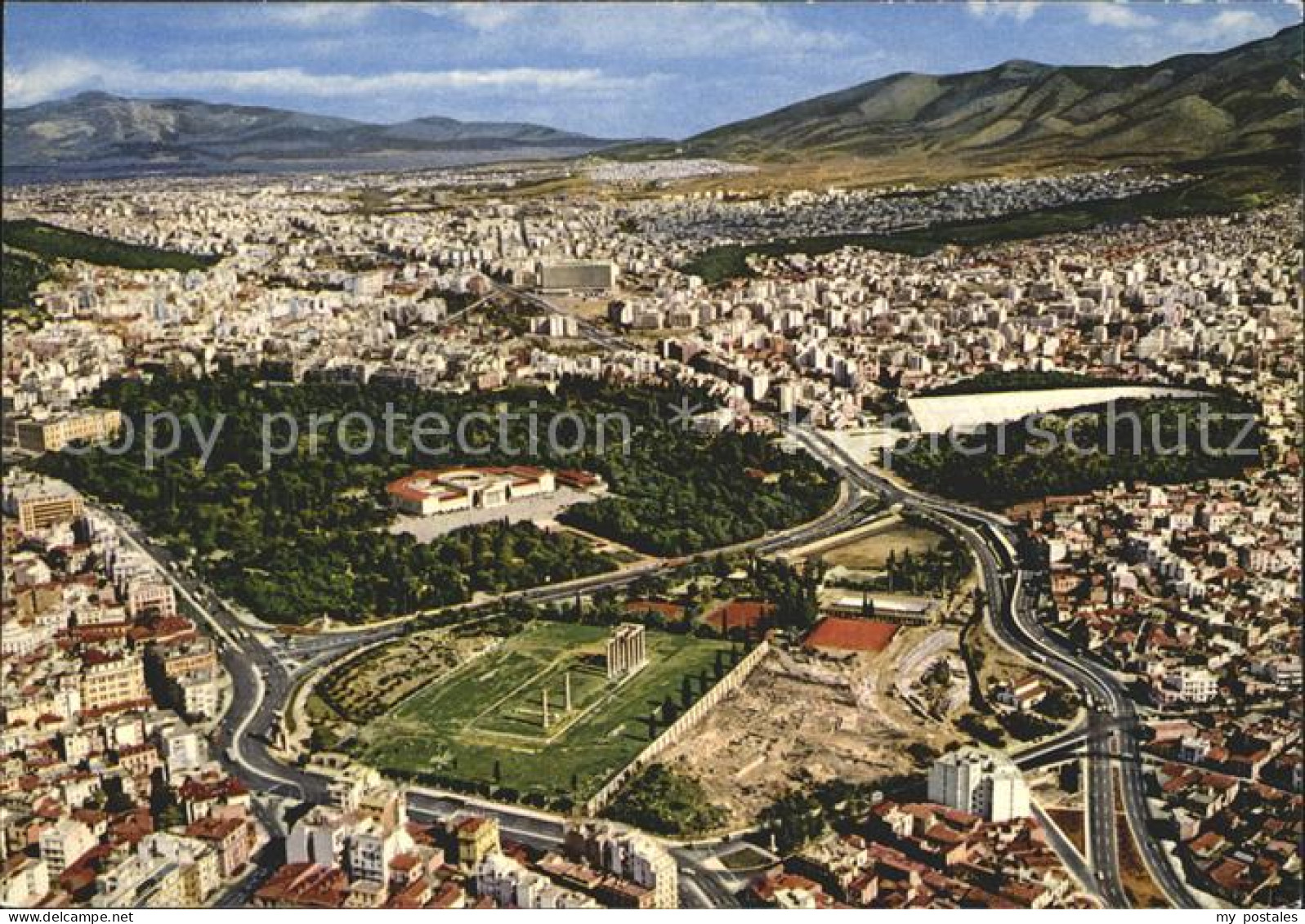 Athen Griechenland Fliegeraufnahme
