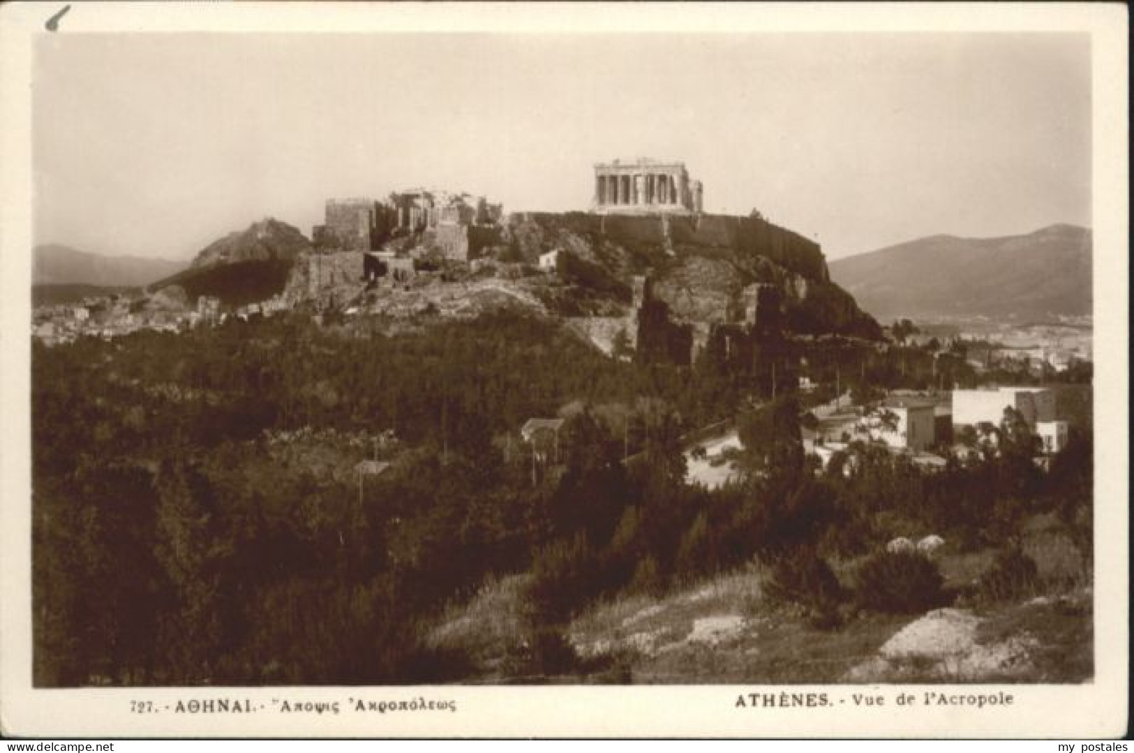 Athenes Athen Athenes Acropole