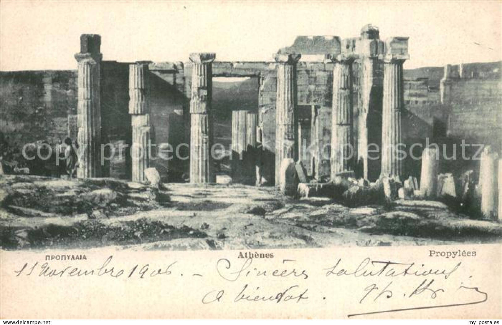 Athenes Athen Propylees