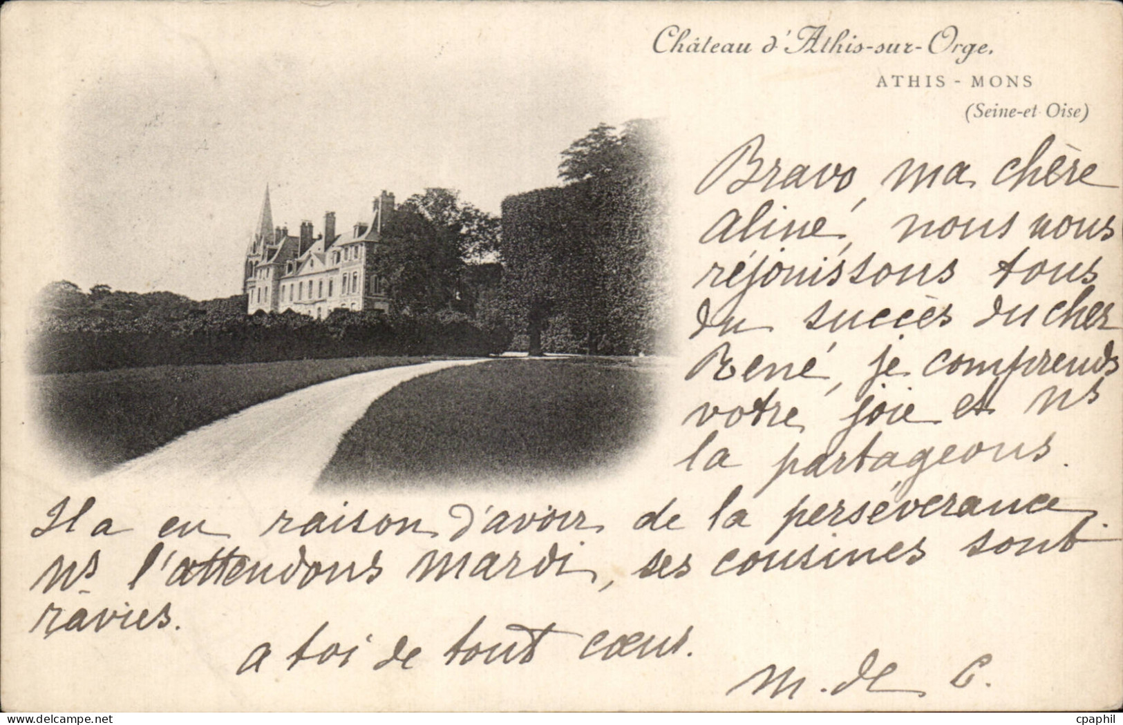 Athis Mons - Chateau d Athis sur Orge CPA