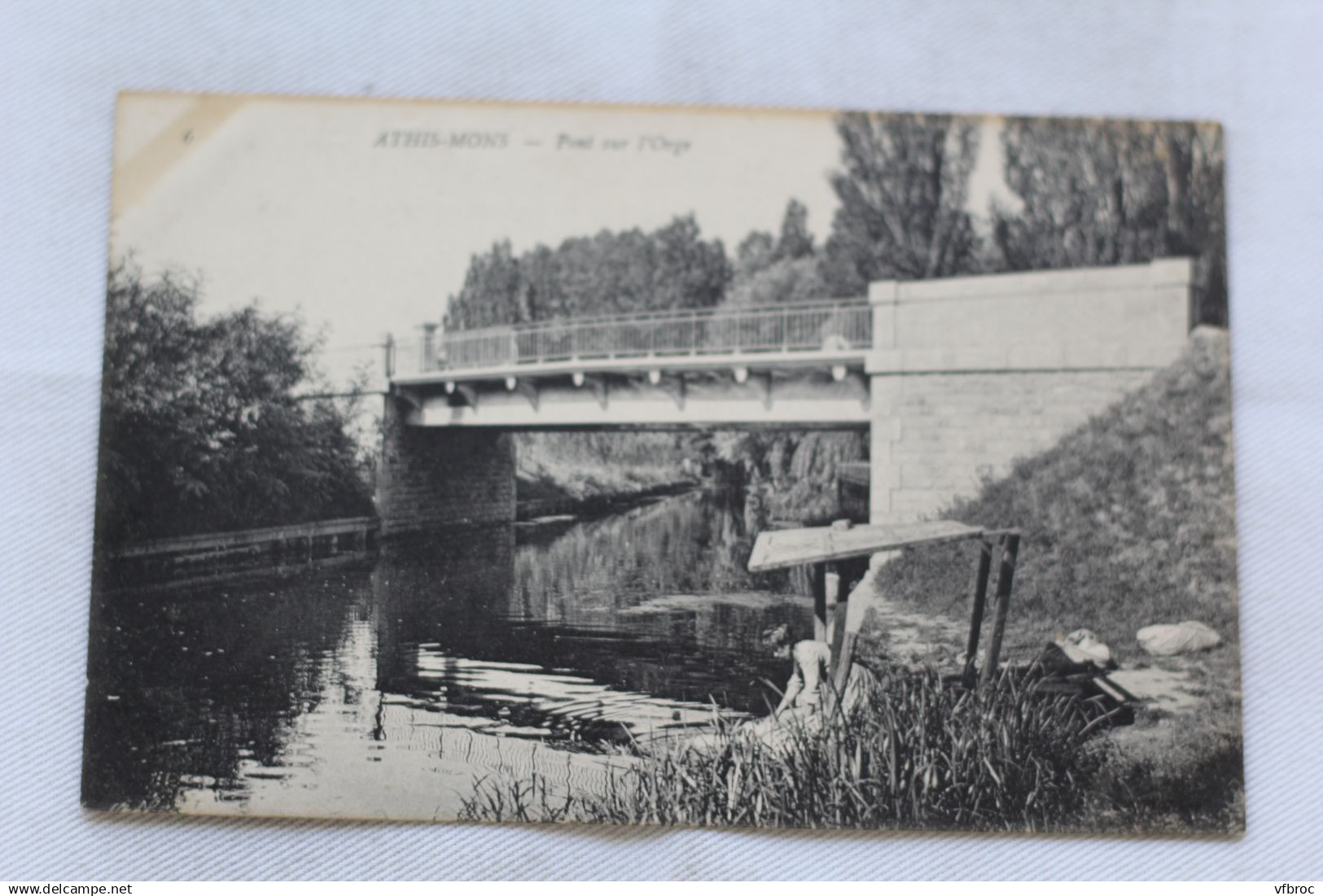 Athis Mons, pont sur l'Orge, lavoir, Essonne 91