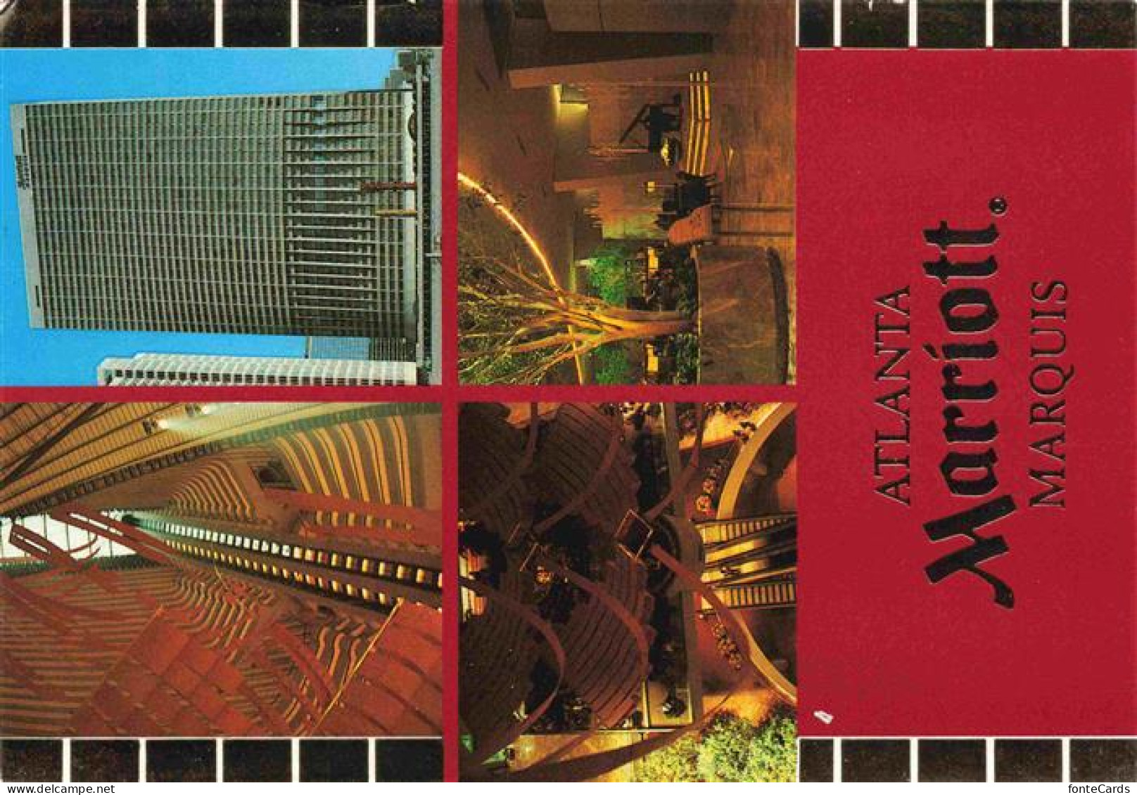 Atlanta Georgia Atlanta Marriot Marquis Teilansichten