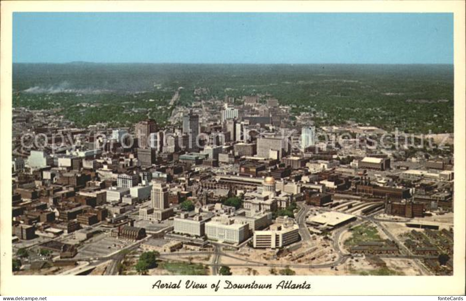 Atlanta Georgia Fliegeraufnahme