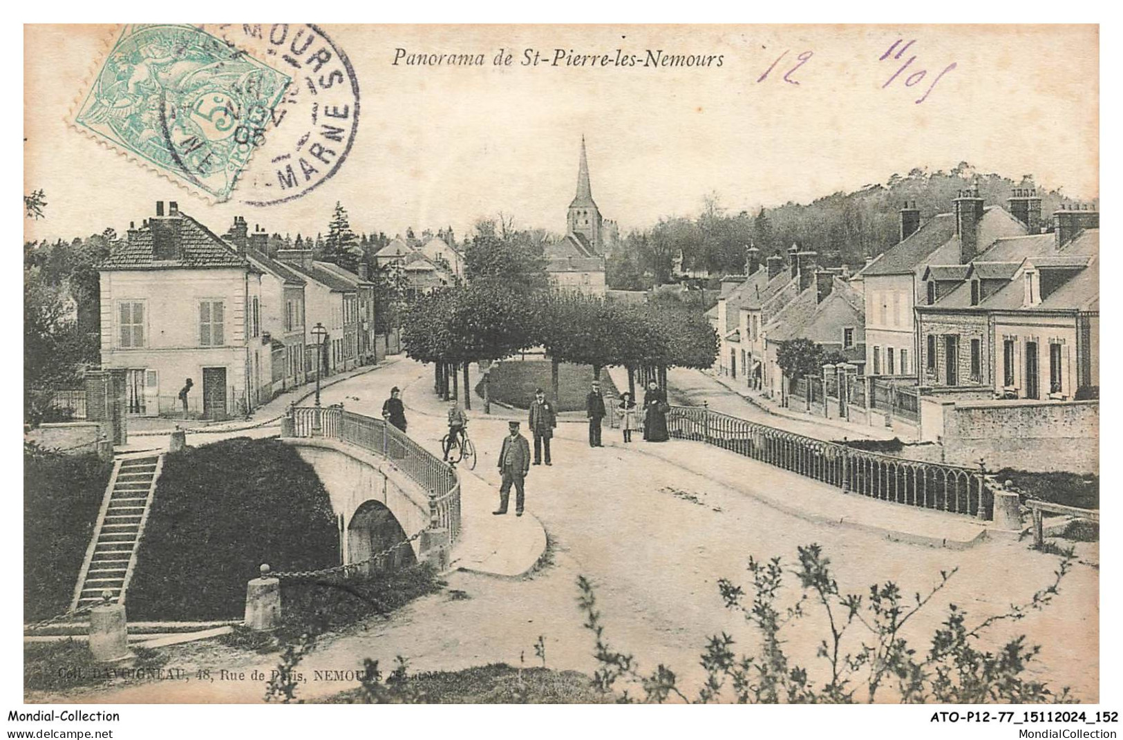 ATOP12-0982-77 - SAINT-PIERRE-LES-NEMOURS - Panorama