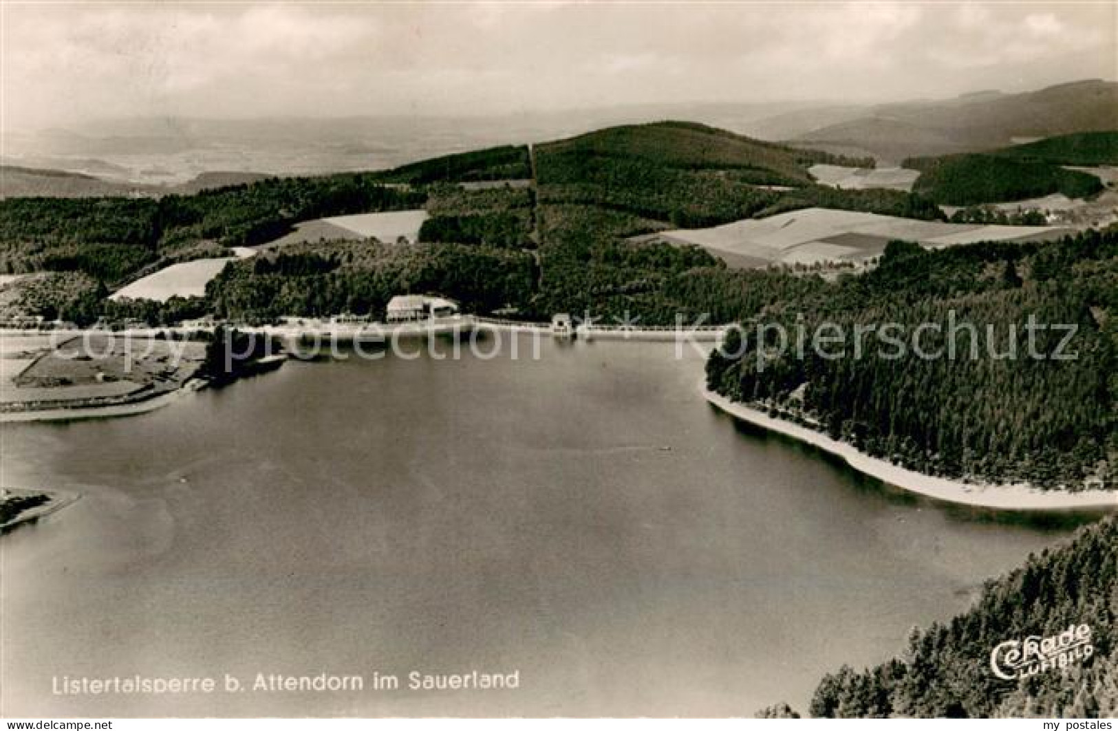 Attendorn Listertalsperre Fliegeraufnahme