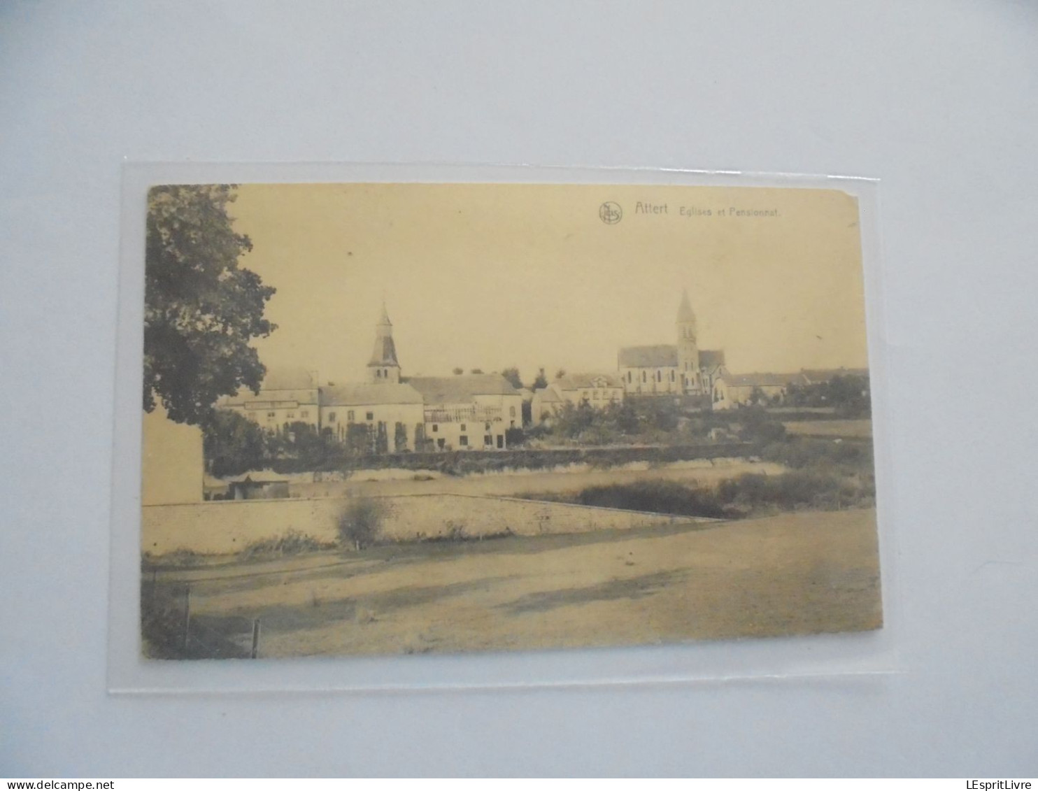 ATTERT Eglise et Pensionnat Carte Postale  CP AK PK Postcard