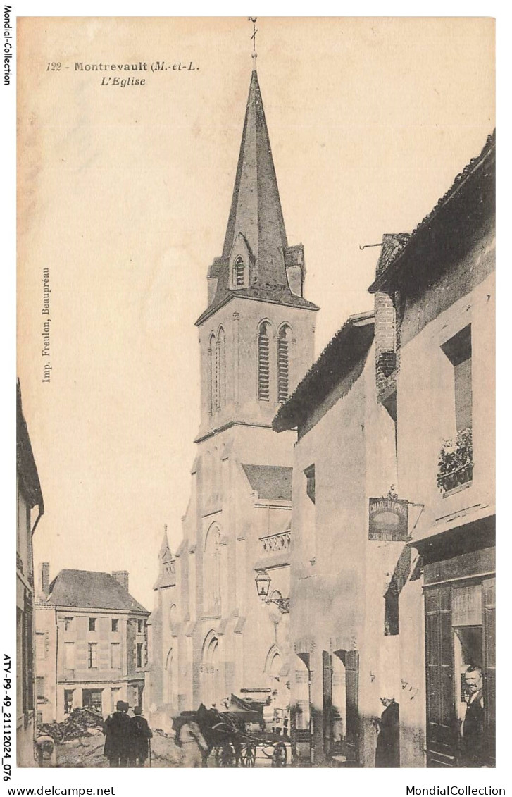 ATYP9-0723-49 - MONTREVAULT - L'église