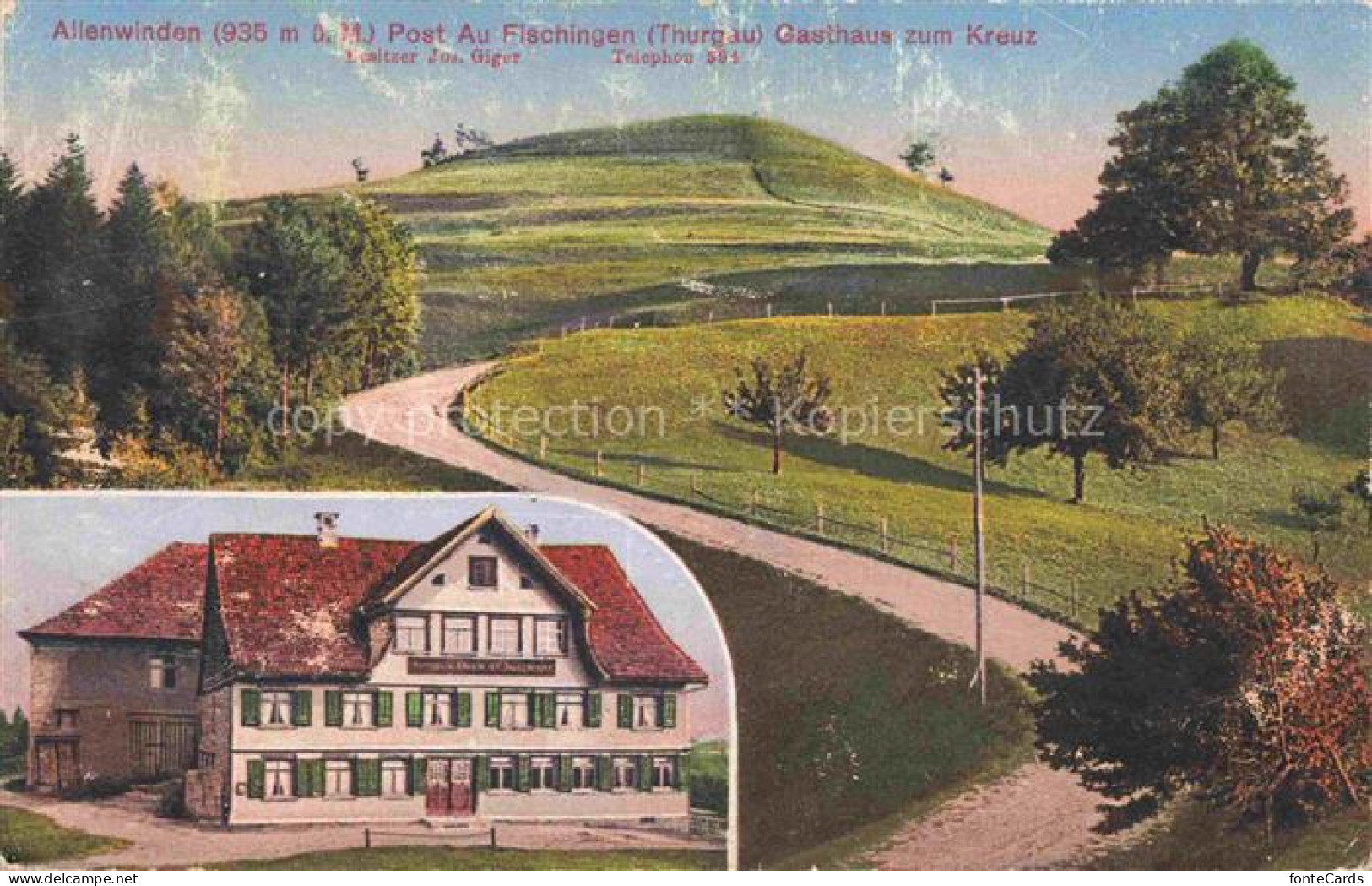 Au Fischingen Muenchwilen TG Allenwinden Gasthaus zum Kreuz