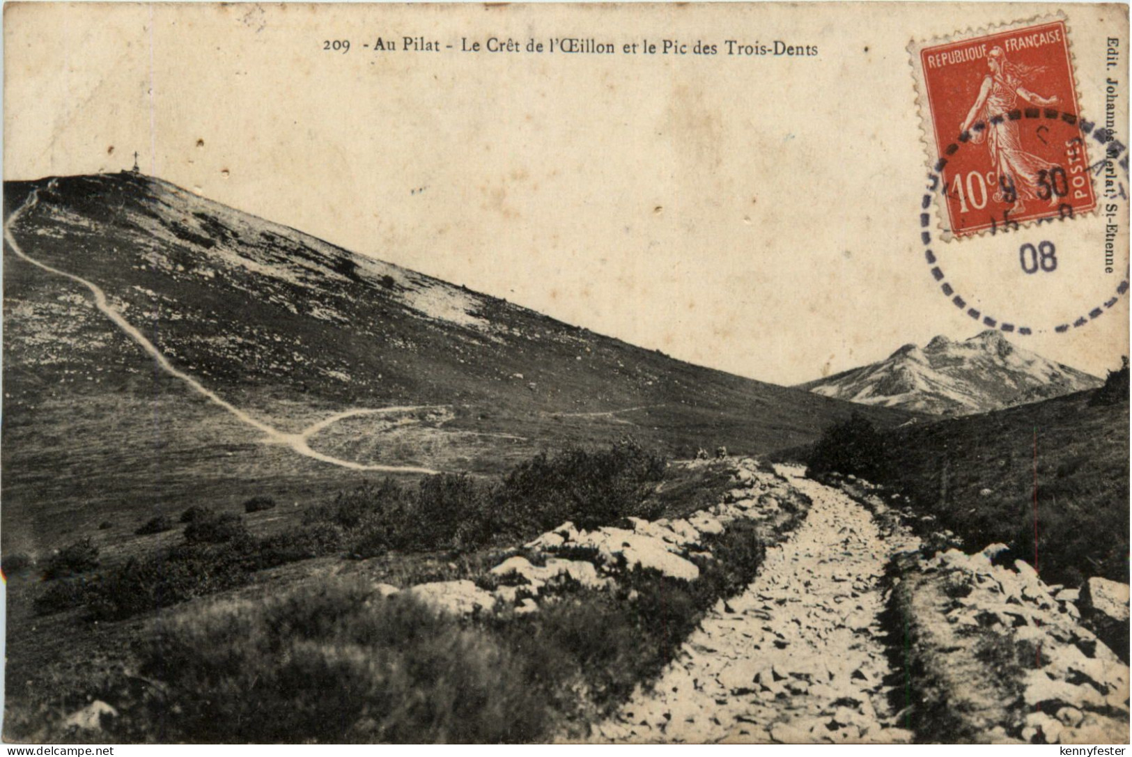 Au Pilat, Le Cret del`CEillon et le Pic des Trois-Dents