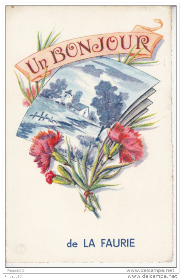 Au plus rapide Isère La Motte d´Aveillans Un bonjour de La Faurie fantaisie peu courante