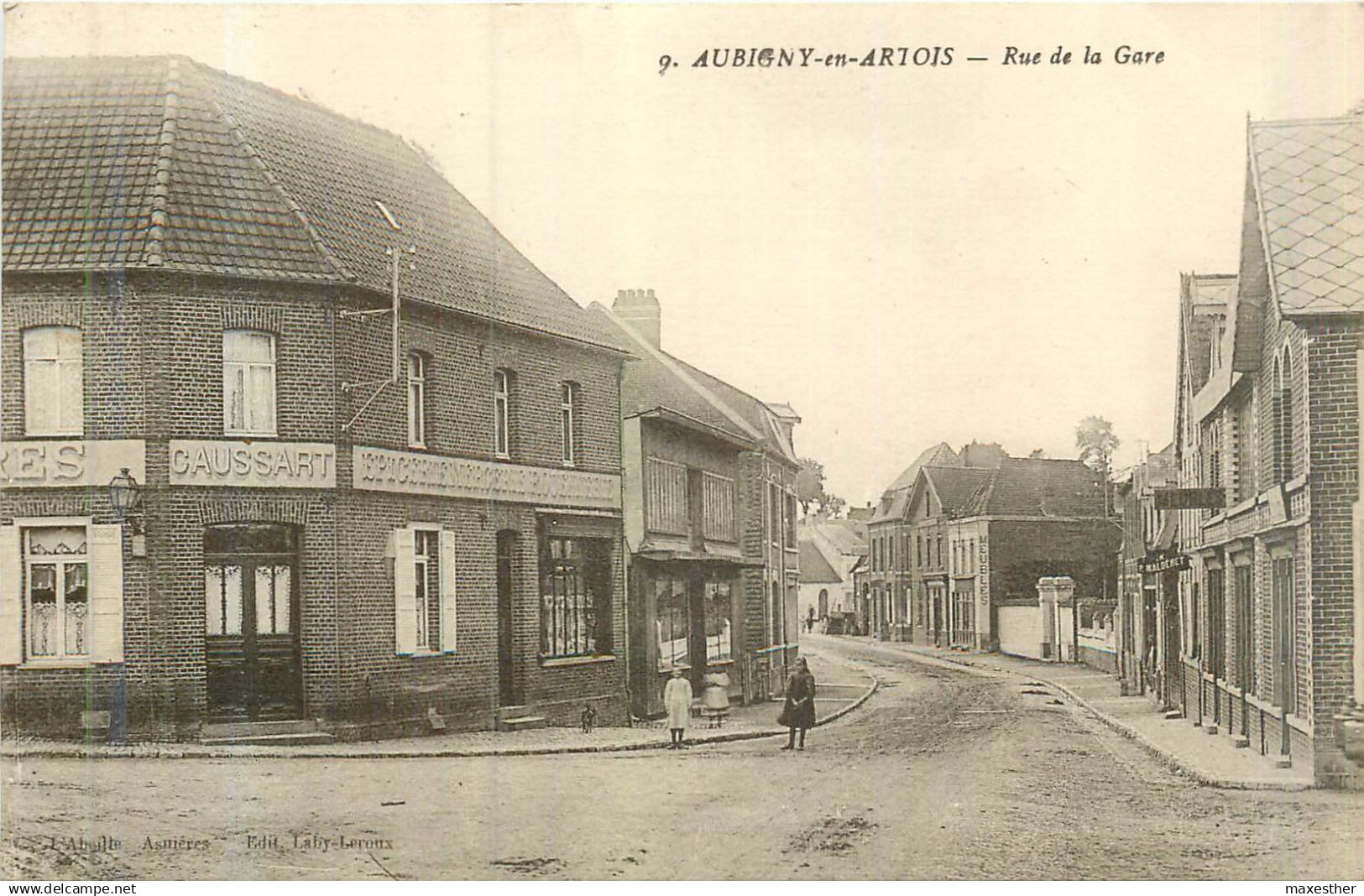 AUBIGNY EN ARTOIS rue de la gare