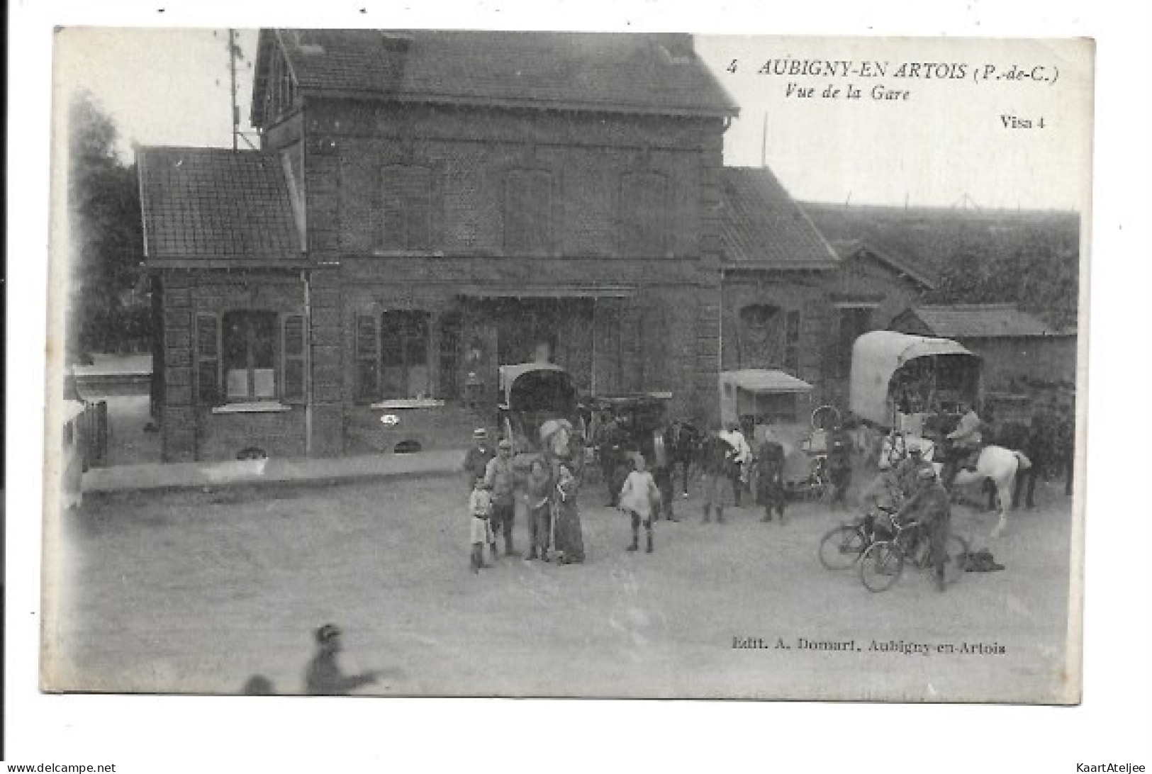 Aubigny en Artois - Vue de la Gare.